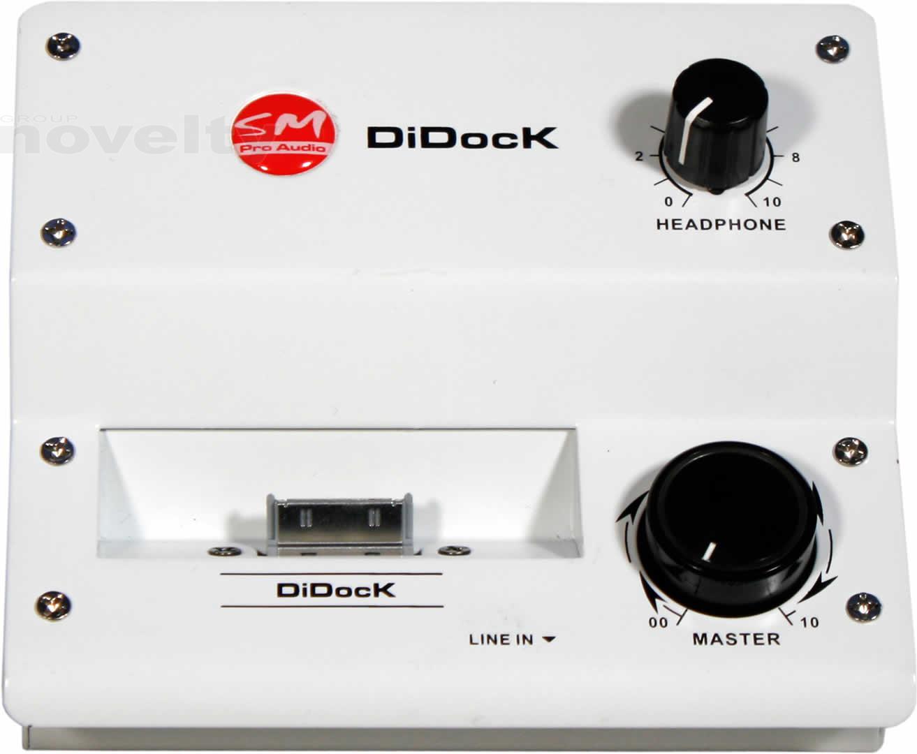 Visuel Dock audio pour iPhone/iPod SM PRO AUDIO DiDock