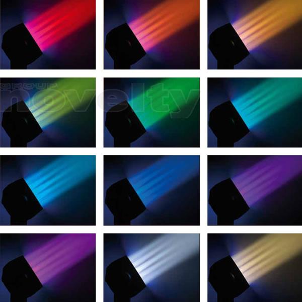 19 x 15W Lyre LED RGBW DMX Beam Wash Zoom Jeux de Lumiere Soiree