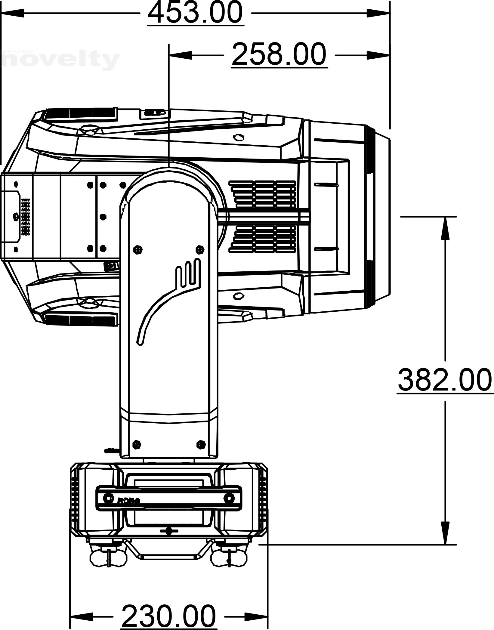 Matériel Robe MegaPointe Novelty Group, leader de la prestation