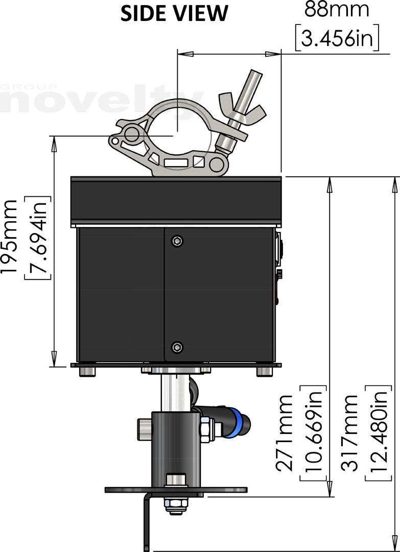 Moteur rotatif, max. 3 kg