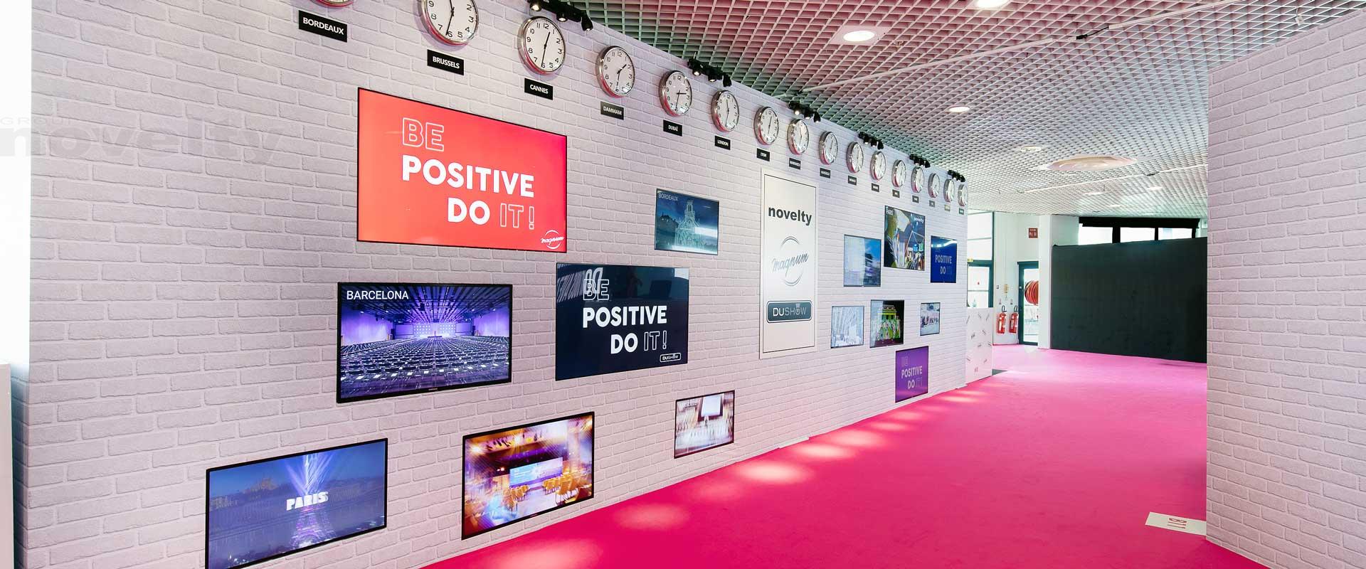 Visuel Flashback on the stand of NOVELTY | MAGNUM | DUSHOW at the “Heavent Meetings 2020”