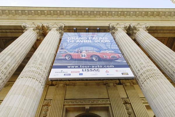Visuel Le Groupe Novelty partenaire du Tour Auto Lissac 2008 au Grand Palais