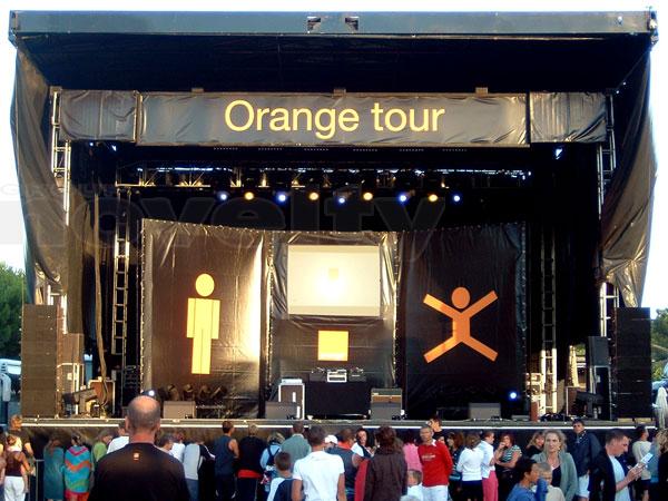 Visuel Tournée  d'été "Orange Tour"