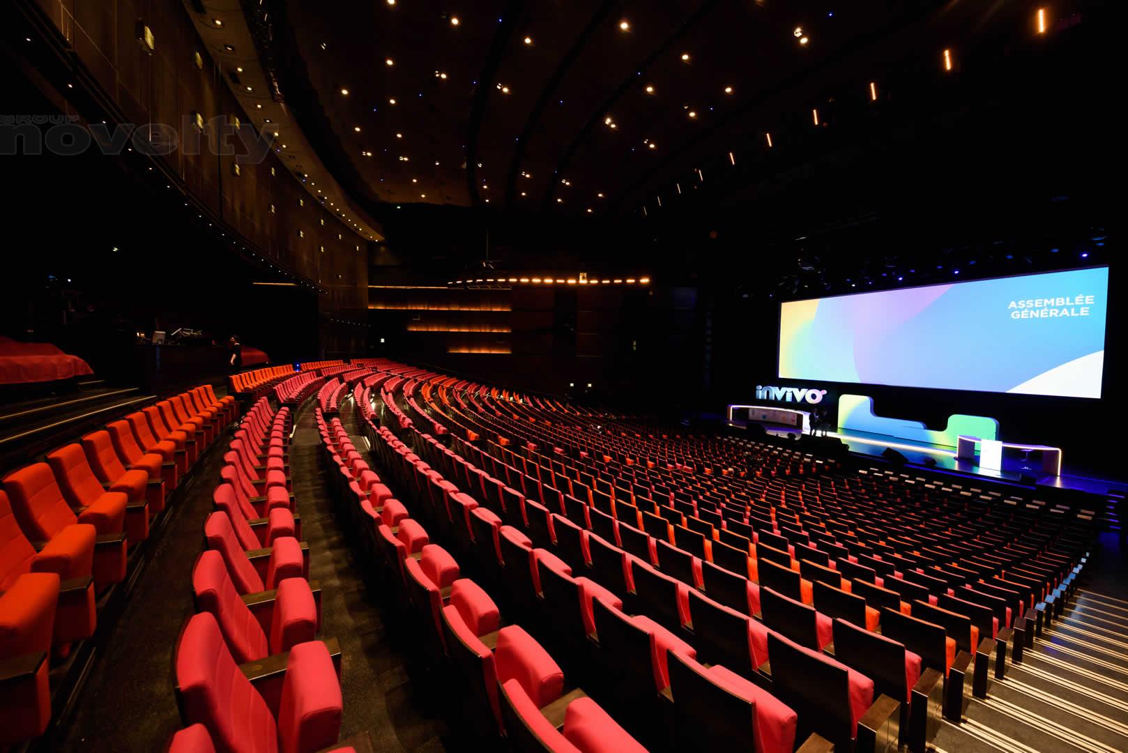 Convention InVivo au Palais des Congrès de Paris Novelty Group, leader de la prestation Convention InVivo au Palais des Congrès de Paris Novelty Group, leader de la prestation
