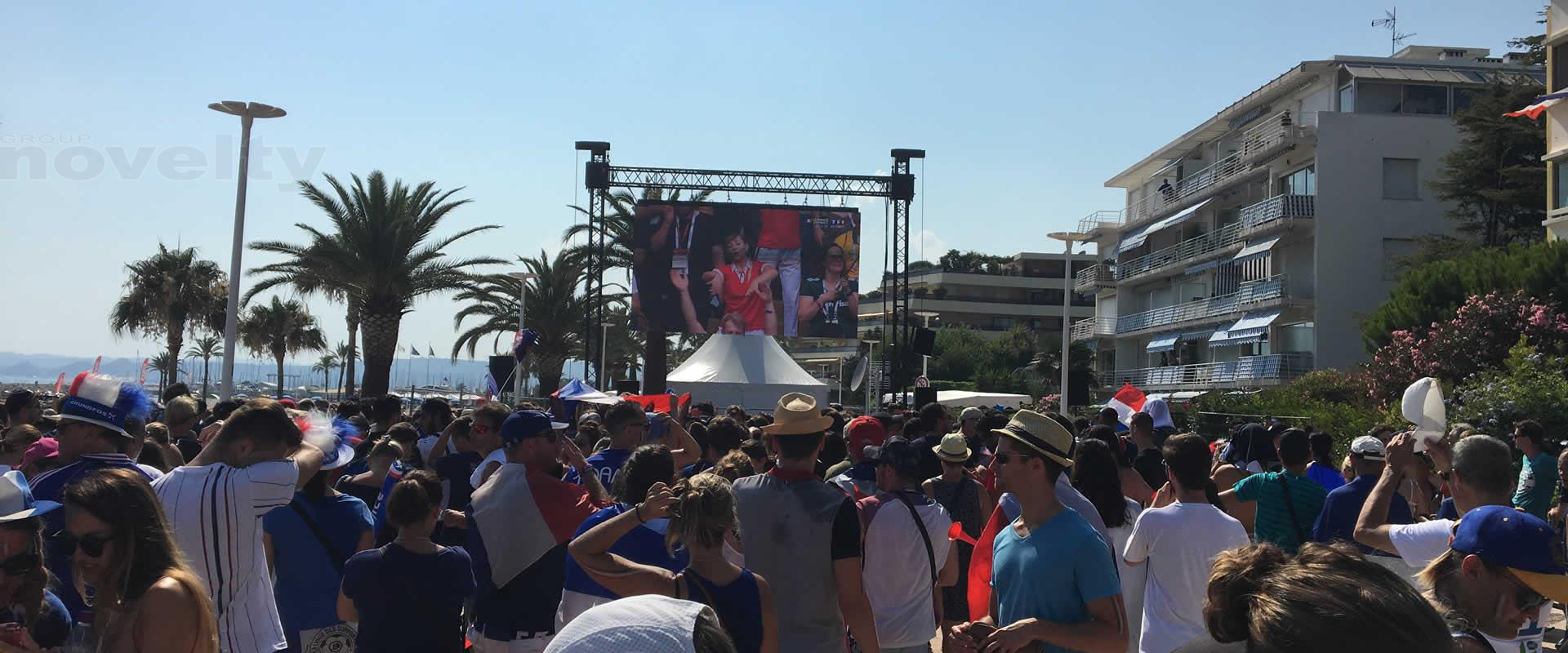 Visuel Novelty Azur multiplie les Fan Zones pour la finale de la Coupe du Monde de Foot