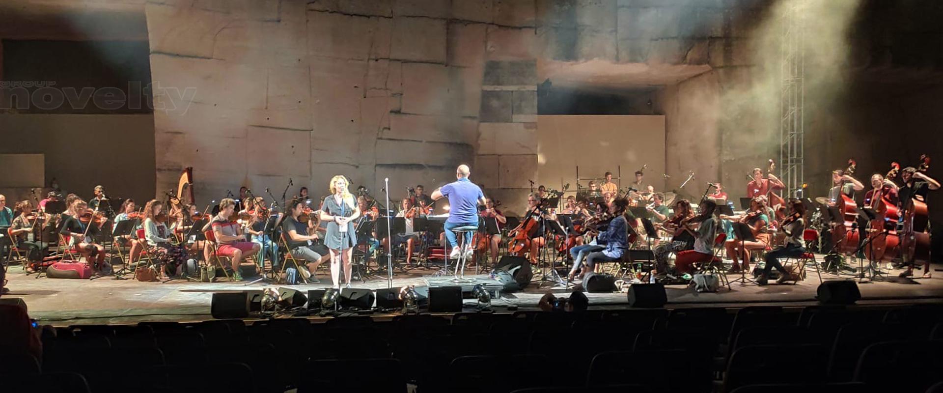Visuel NOVELTY Azur sur le concert Andrea Bocelli au Festival Lacoste 