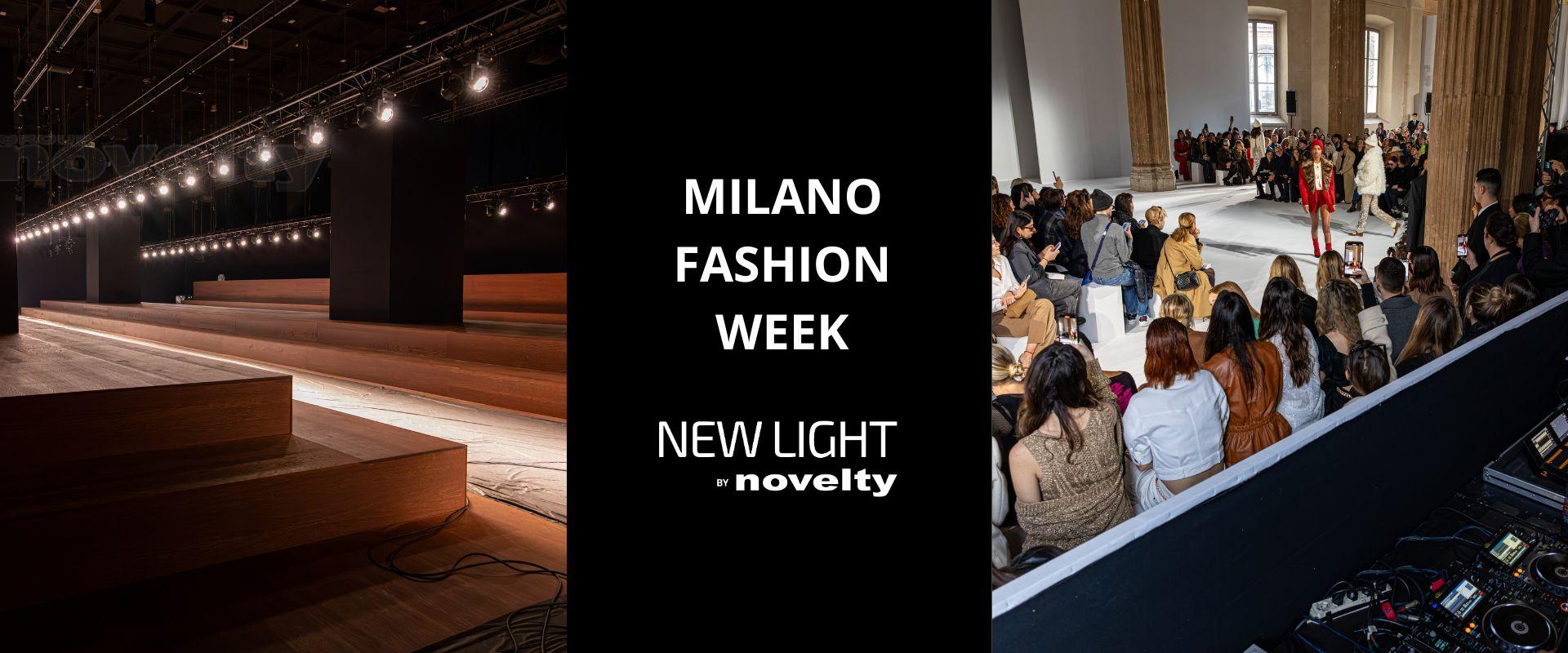 Visuel Newlight by Novelty pour la Fashion Week Milan 