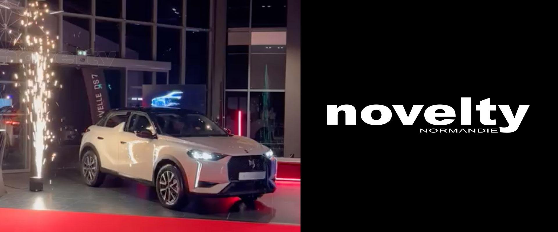 Visuel Lancement national de la nouvelle Citroën DS 3 avec Novelty Normandie