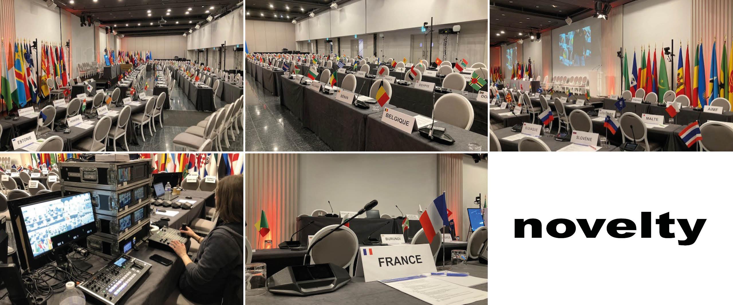 Visuel Conférence de l\'organisation internationale de la Francophonie