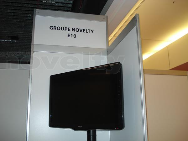 Visuel Le stand du Groupe Novelty sur le Salon des Achats 2011