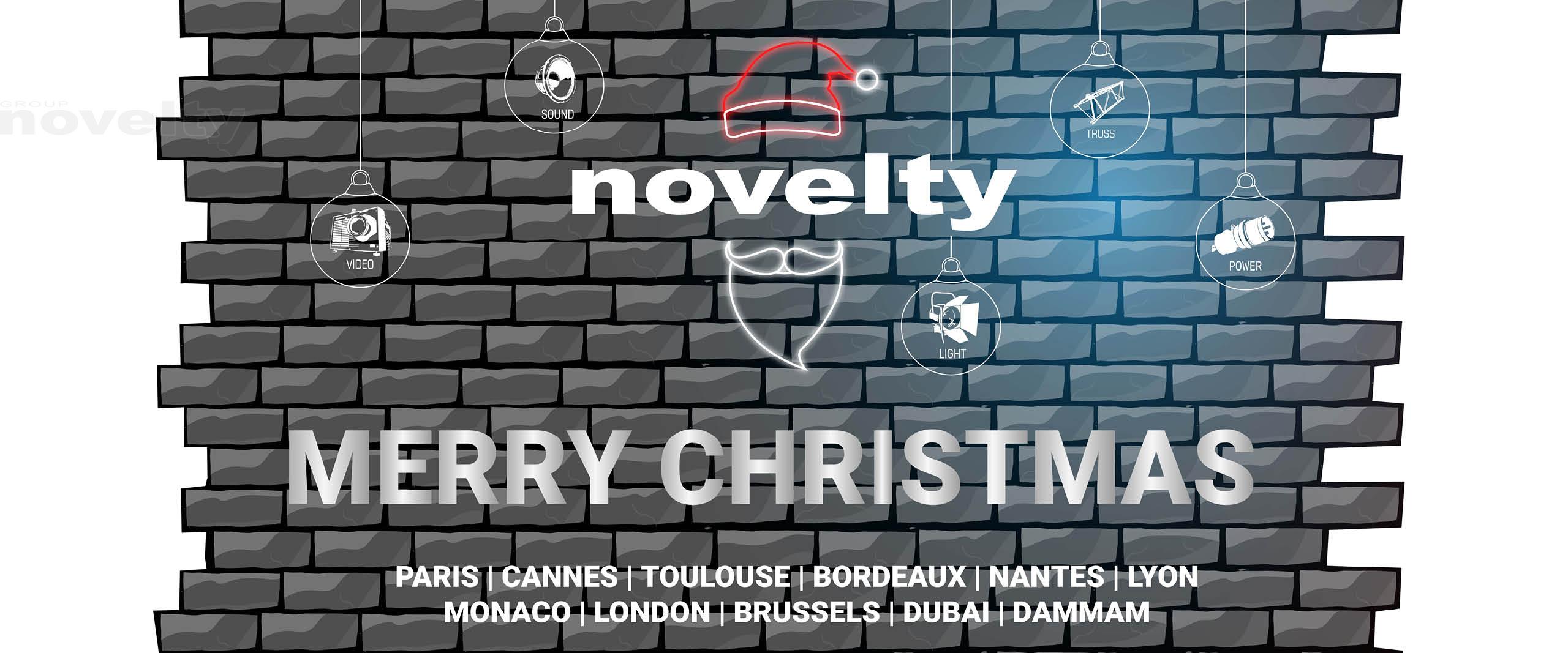 Visuel NOVELTY teams wish you a very happy holiday season !