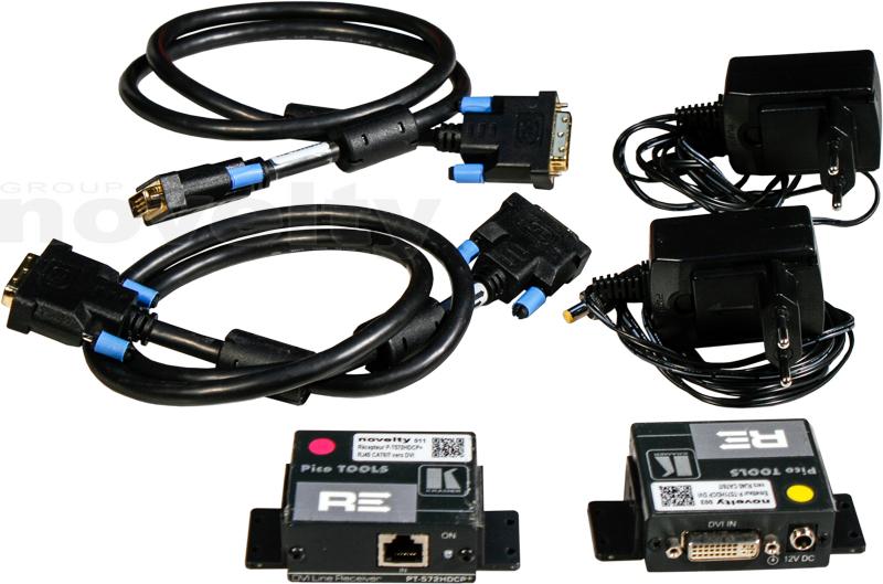 Visuel Kit transmetteur-récepteur KRAMER PT751-572 HDCP vidéo DVI vers RJ45