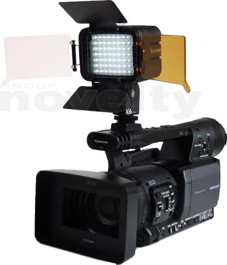 Visuel Eclairage de caméra portatif LEDPRO X6