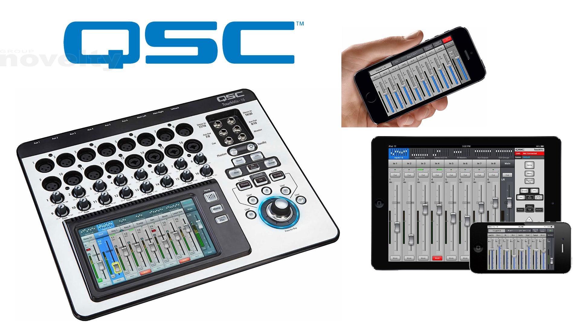 Visuel Des consoles de mixage numérique pilotables par smartphone/tablette