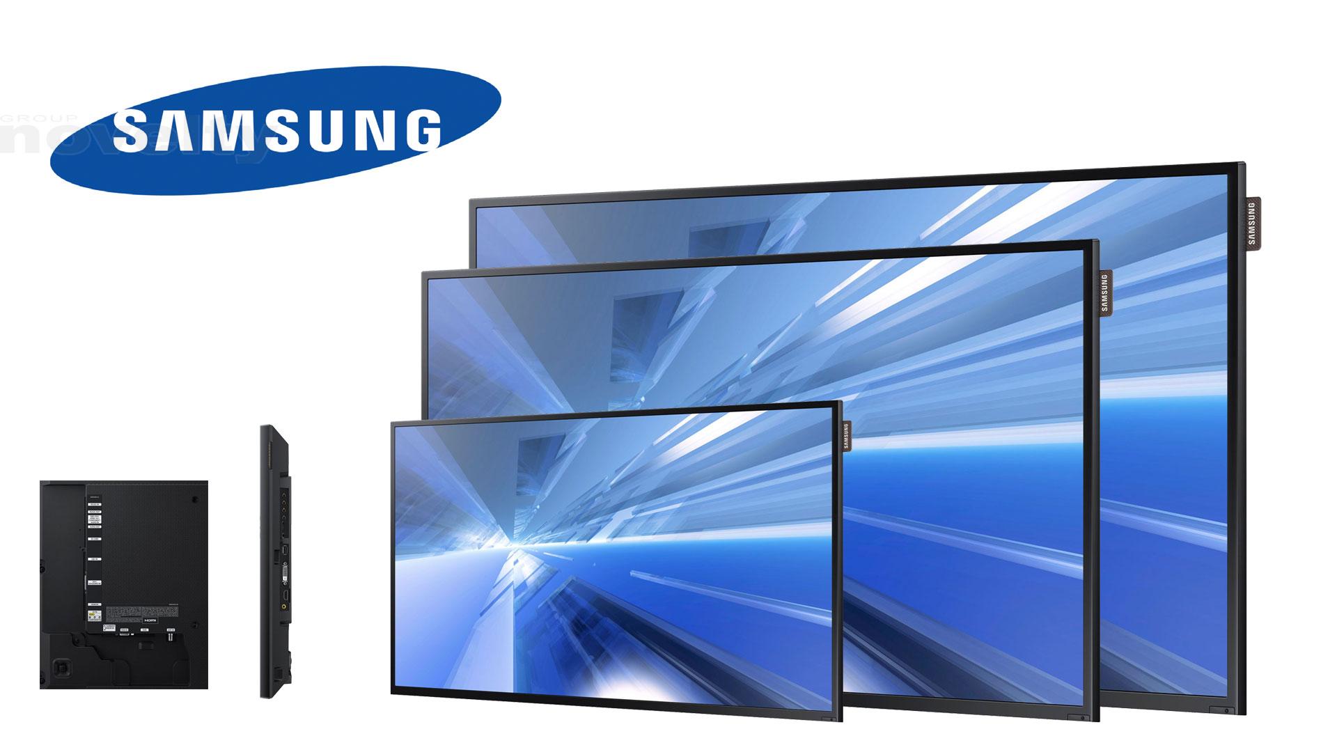 Visuel Nouvelle gamme d'écrans LED, les DB32E, DB48E et DB55E de SAMSUNG