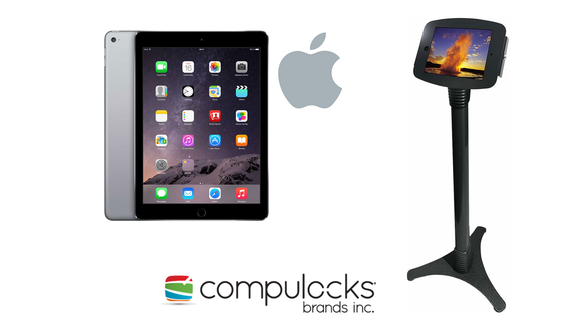 Pour vos salons, arrivée de iPad Air2 et de leur stand GroupeNovelty