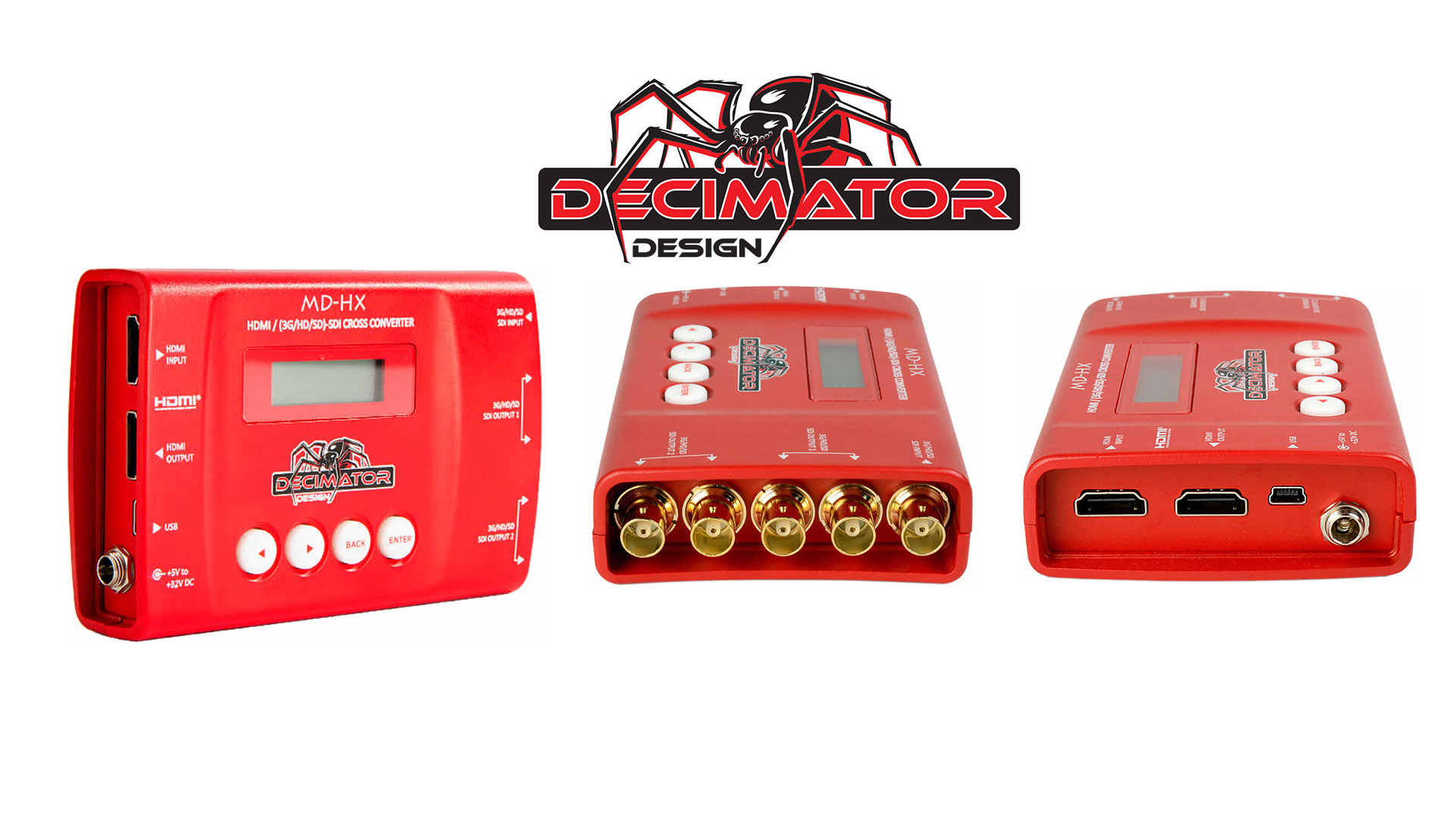 Nouveaux convertisseurs vidéo multiformats Decimator MDHX Novelty