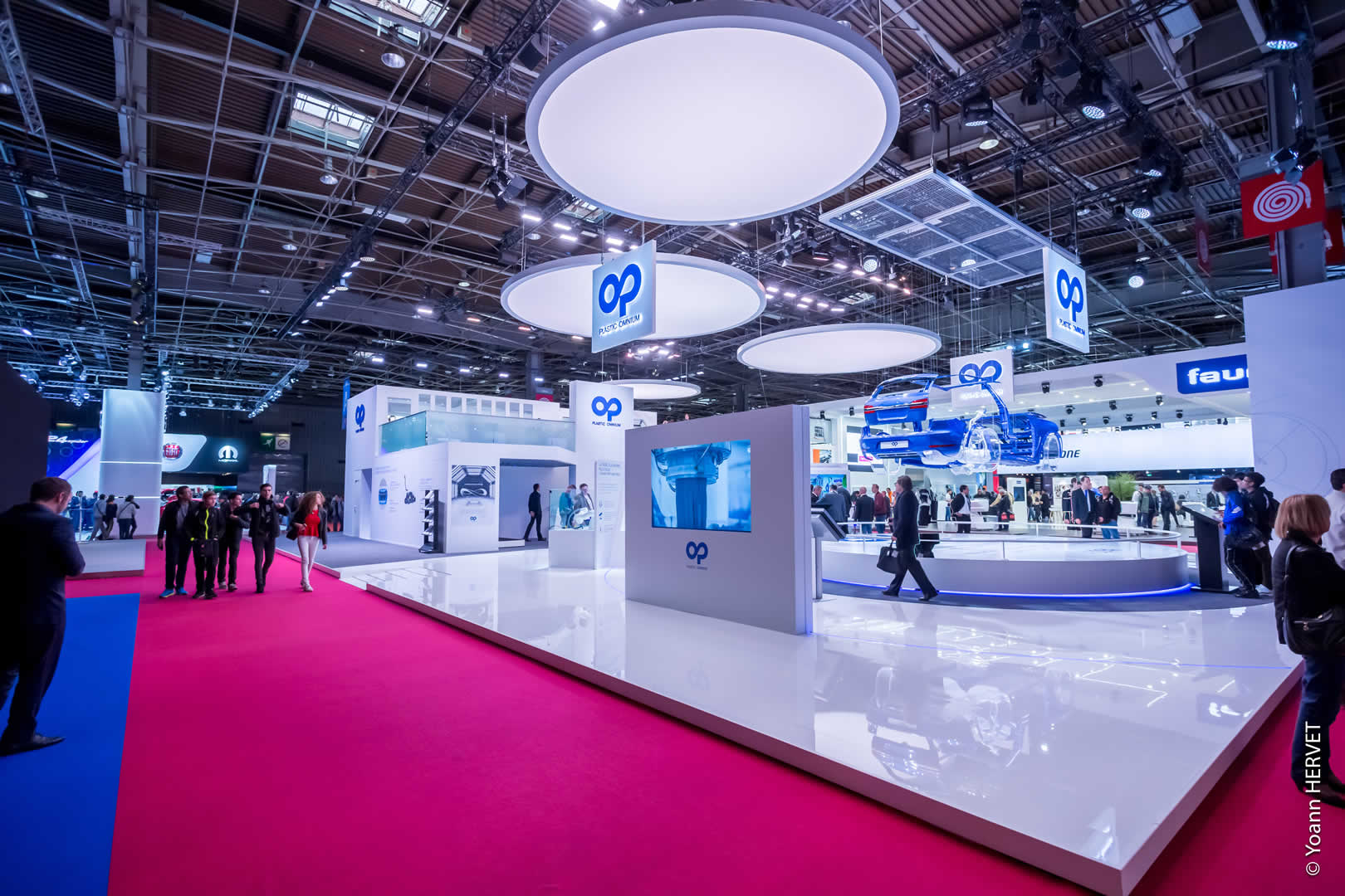 Mondial de l'Automobile 2016 Stand Plastic Omnium pour Auditioire