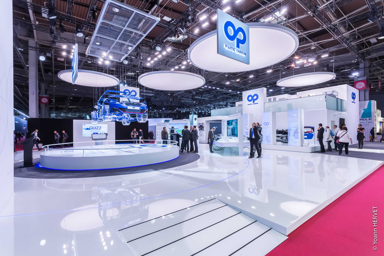 Mondial de l'Automobile 2016 Stand Plastic Omnium pour Auditioire