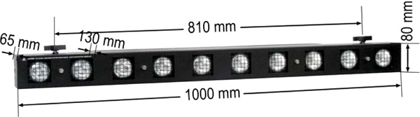 Visuel Fiche complète : SHOWTEC Sunstrip Active DMX