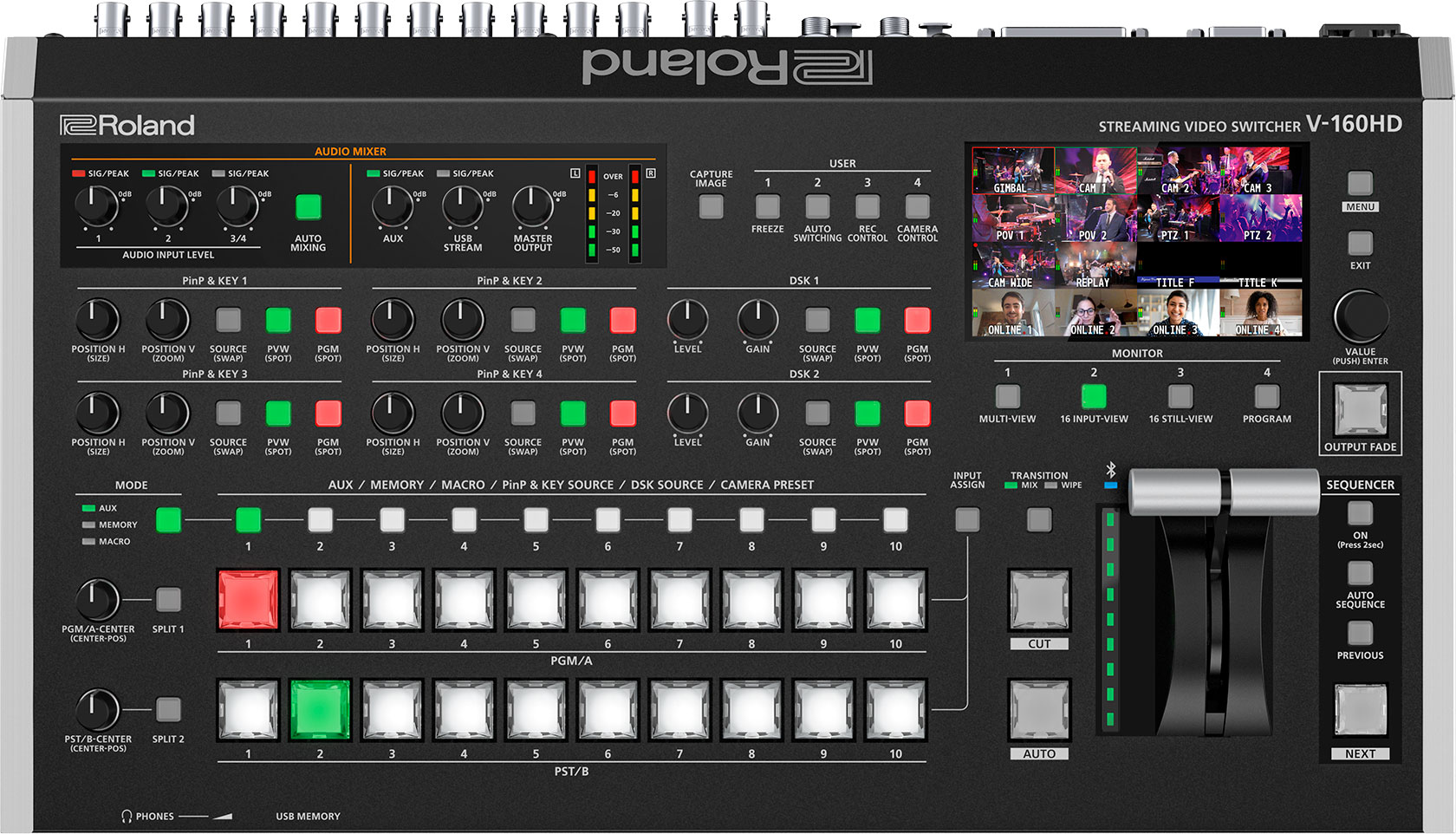 Visuel Fiche complète : Roland V-160HD