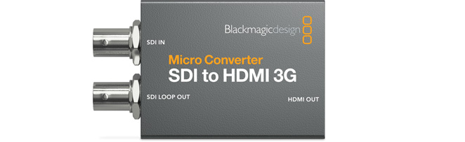Visuel Fiche complète : BlackMagicDesign Micro Converter SDI to HDMI 3G