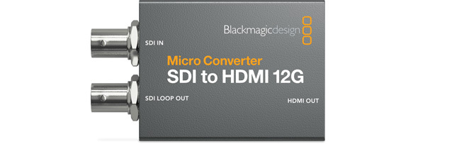 Visuel Fiche complète : BlackMagicDesign Microconverter 12GSDI vers HDMI 2.0