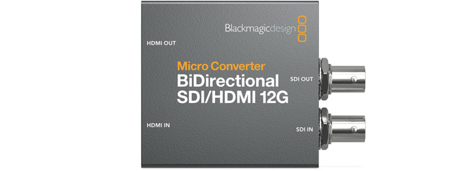 Visuel Fiche complète : BlackMagicDesign Micro Converter BiDirectional SDI/HDMI 12G