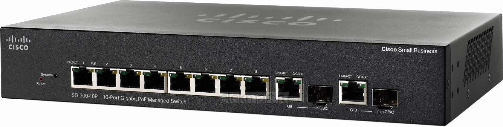 Visuel Fiche complète : Cisco SG300-10P