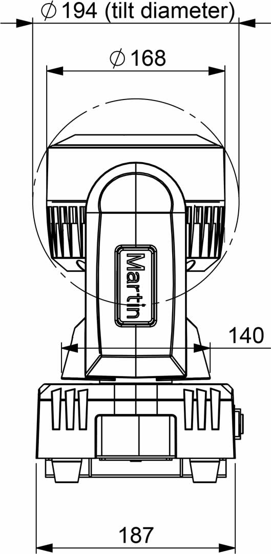 Visuel Fiche complète : MARTIN Rush MH10 Beam FX