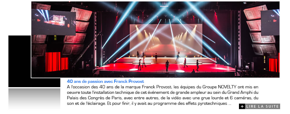 40 ans de passion avec Franck Provost