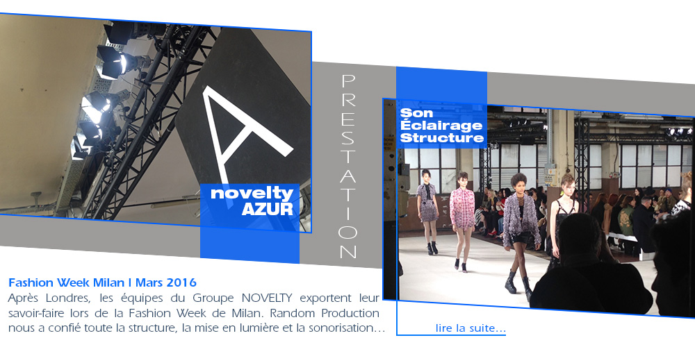 Fashion Week Milan Groupe Novelty