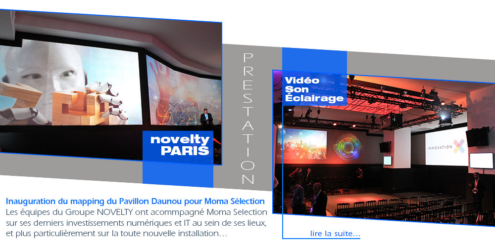 Inauguration du mapping vidéo du Pavillon Daunou
