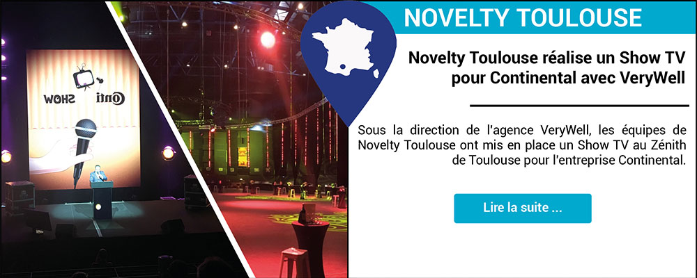 Novelty Toulouse réalise un Show TV pour Continental avec VeryWell