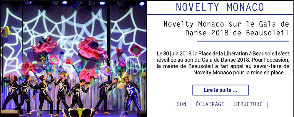 Novelty Monaco sur le Gala de Danse 2018 de Beausoleil
